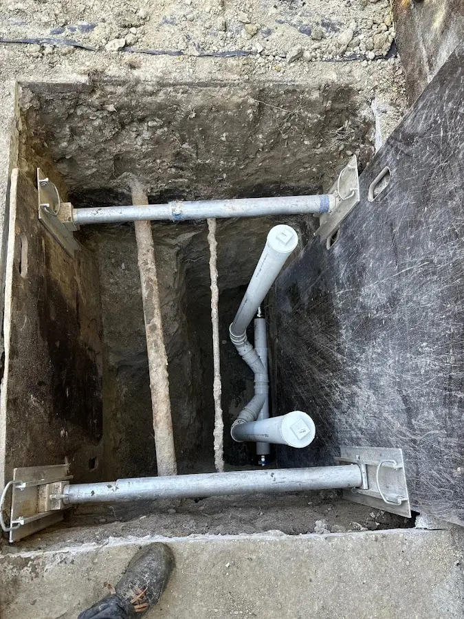 Experienced plumber completing Gas Line Repair work in Cleveland